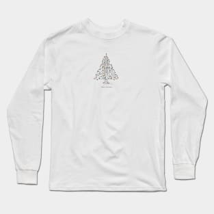 christmas tree electronic citruit board Long Sleeve T-Shirt